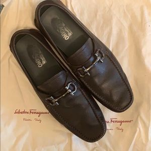 Mens Ferragamo Loafer in brown